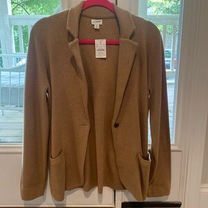 J Crew knit blazer, new with tags